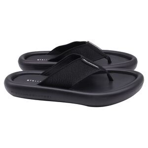 Stella McCartney Flip Flops in Black Rubber